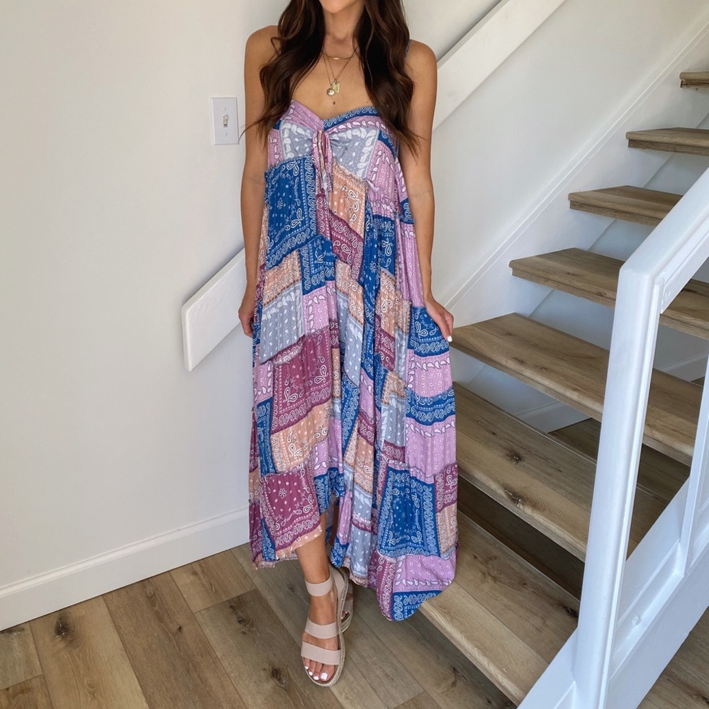 Bandana Patchwork Dress